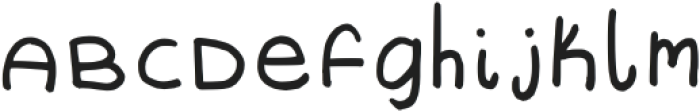 With My Love - Regular Regular otf (400) Font LOWERCASE