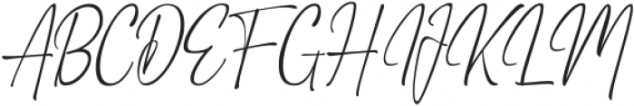 Witha Sign otf (400) Font UPPERCASE