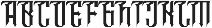 Withceyrs Regular otf (400) Font UPPERCASE