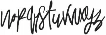 Without You otf (400) Font LOWERCASE