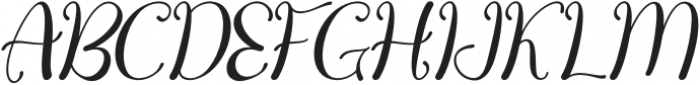 Withrose Italic otf (400) Font UPPERCASE