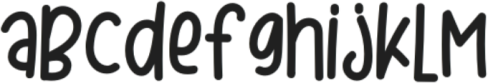 Witty Regular otf (400) Font LOWERCASE