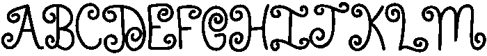 Wizard Regular otf (400) Font UPPERCASE