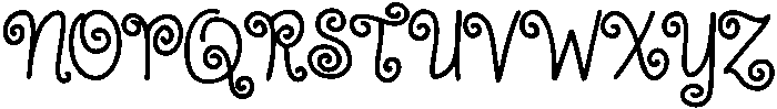 Wizard Regular otf (400) Font UPPERCASE