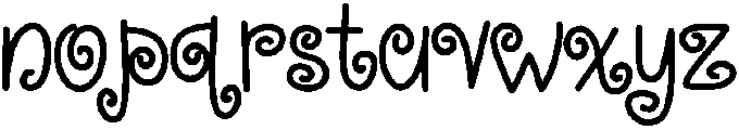 Wizard Regular otf (400) Font LOWERCASE