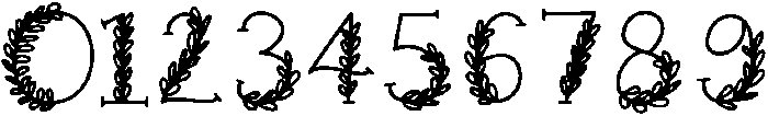 wilderness otf (400) Font OTHER CHARS