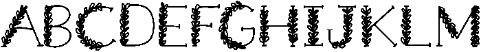wilderness otf (400) Font UPPERCASE