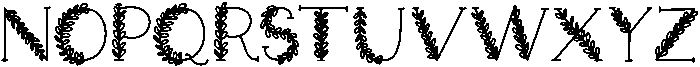 wilderness otf (400) Font UPPERCASE