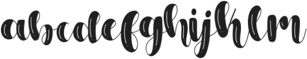 winter spring Regular ttf (400) Font LOWERCASE