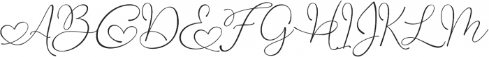 with you otf (400) Font UPPERCASE