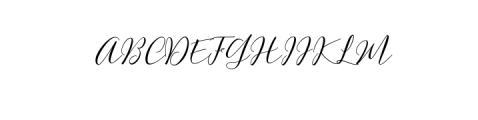 Wisteria.ttf Font UPPERCASE