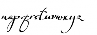 Wildsong Fat Font LOWERCASE