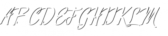 Wingman Brush Shadow Font UPPERCASE