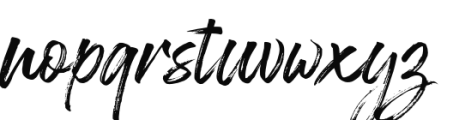 Winterflows Regular Font LOWERCASE