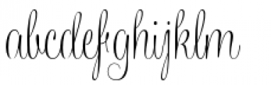 Wishes Script Pro Text Light Font LOWERCASE