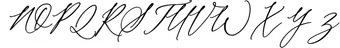 Wild Magnolia Signature Script Font 1 Font UPPERCASE