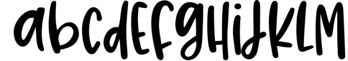 Wildly Sweet Font LOWERCASE