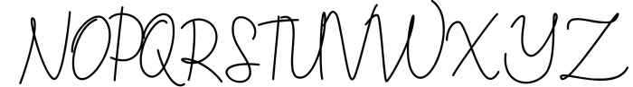 Winchester Signature Script 1 Font UPPERCASE