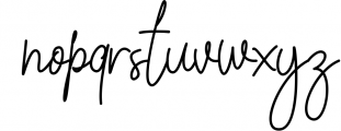 Winchester Signature Script 1 Font LOWERCASE