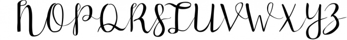 Windswept, a Brush script font Font UPPERCASE