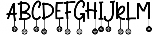 Winter Bells - Christmas Font 1 Font UPPERCASE