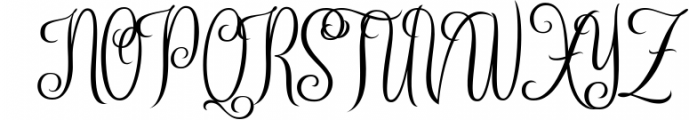 Winter Rosetta - Handwritten Script Font UPPERCASE