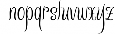 Winter Rosetta - Handwritten Script Font LOWERCASE