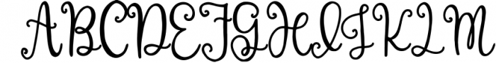Winter Willow Font UPPERCASE