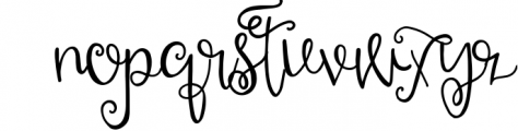 Winter Willow Font LOWERCASE