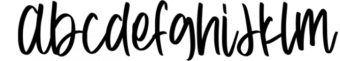 WinterSunflower - Modern Handwritten Font Font LOWERCASE