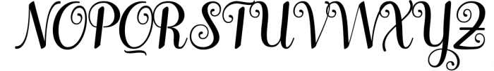 Winterday - Elegant Calligraphy font Font UPPERCASE