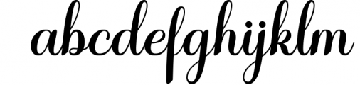 Winterday - Elegant Calligraphy font Font LOWERCASE