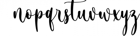 Winterhome - Lovely Calligraphy Font LOWERCASE