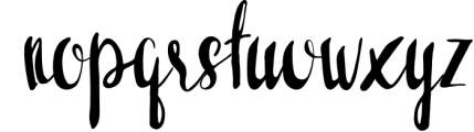 Wisteria Handwritten Font Font LOWERCASE