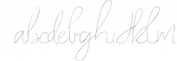 With My Love Script Font 2 Font LOWERCASE