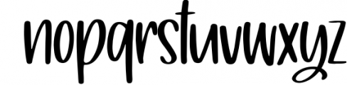 wintry mint Font LOWERCASE