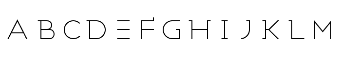 WICKED THIN Font LOWERCASE