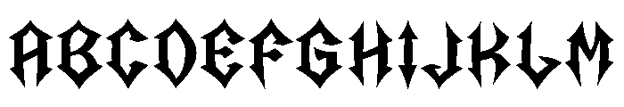 Wicca Regular Font UPPERCASE