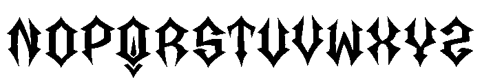 Wicca Regular Font UPPERCASE