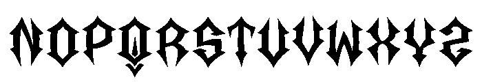 Wicca Regular Font LOWERCASE