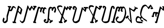 Wiccan Ways Italic Font UPPERCASE