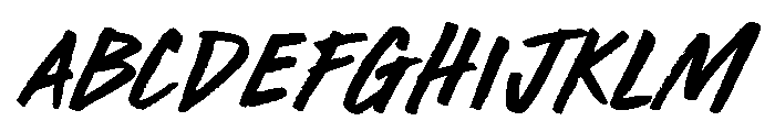 Wicked Cool Font UPPERCASE