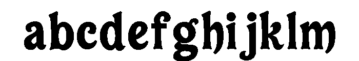 Wicked Glint Regular Font LOWERCASE