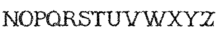 Wickers Font UPPERCASE