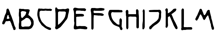 Wiener Regular Font UPPERCASE
