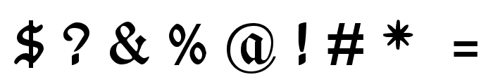 WieynckFrakturUNZ1L-BoldItalic Font OTHER CHARS