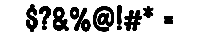 Wiggly Curves Regular Font OTHER CHARS