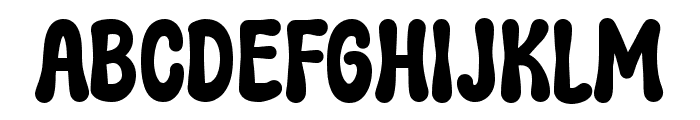 Wiggly Curves Regular Font UPPERCASE