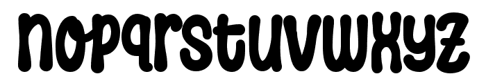 Wiggly Curves Regular Font LOWERCASE