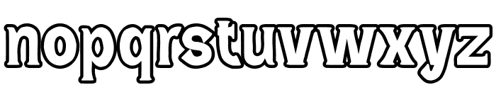 Wild Bandit Outline Font LOWERCASE